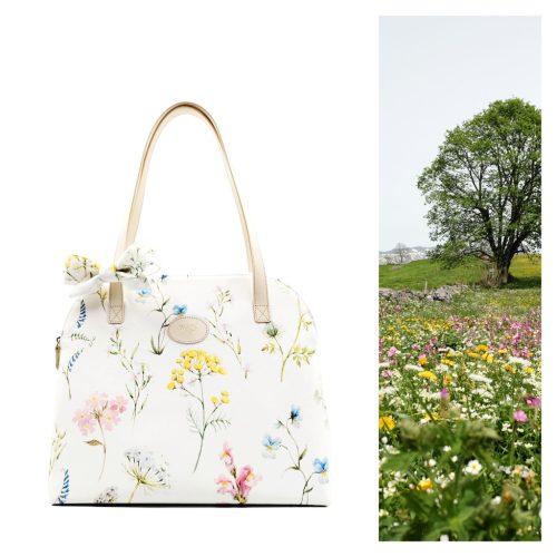 Virágzó rét - nyári táska masnival