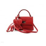 Luna - Red Mini Leather Bag