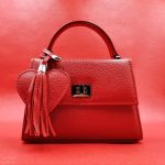 Luna - Red Mini Leather Bag