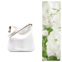 Hobo 3.0 - Hófehér bőrtáska 