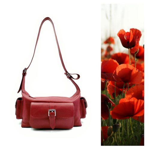 Mona - Piros crossbody