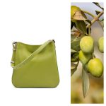 Hobo 3.0 - Olívazöld bőrtáska - egyedi rendelés