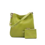 Hobo 3.0 - Olívazöld bőrtáska - egyedi rendelés