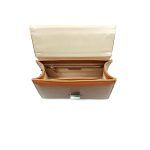 Luna - Mogyoróbarna midi bőrtáska