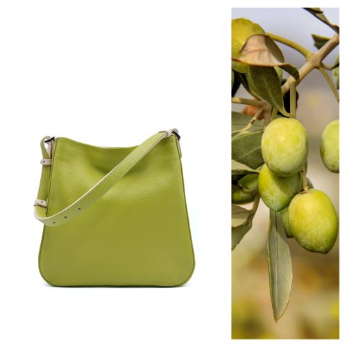 Hobo 3.0 - Olívazöld bőrtáska