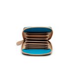 Türkizkék kártyatartó