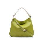 Hobo 1.0 - Olívazöld bőrtáska - egyedi rendelés