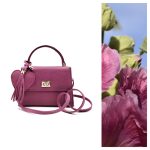 Luna - Mauve Mini Leather Bag