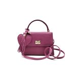 Luna - Mauve Mini Leather Bag