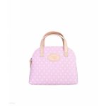 Almavirágszín - fehér pöttyös neszesszer