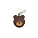 Teddybär - Taschenanhänger aus Kaffeebraune Leder 