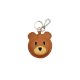 Teddybär - Taschenanhänger aus haselnussbraunem Leder 