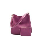 Hobo 3.0 - Mályvaszín bőrtáska