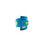Dots Türkisblaues gepunktetes Lederarmband