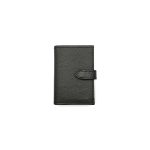 Fekete kártyatartó műanyag betéttel