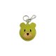 Teddybär – Taschenanhänger aus olivgrünem Leder 