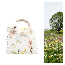 Blumenwiese – Handtasche mit Schleife