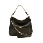 Hobo 1.0 - Fekete bőrtáska - egyedi rendelés