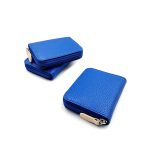 Sapphire blue card holder